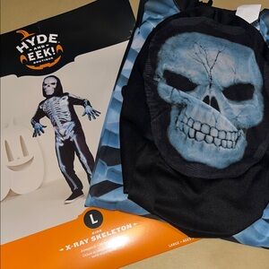 X-Ray Skeleton Kids Costume - Black and Blue